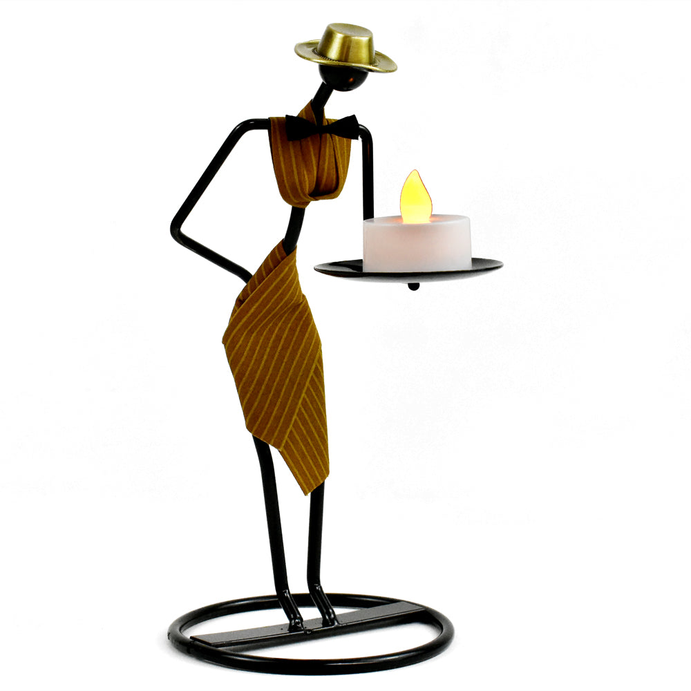 Waiter Candle Holder Ornament