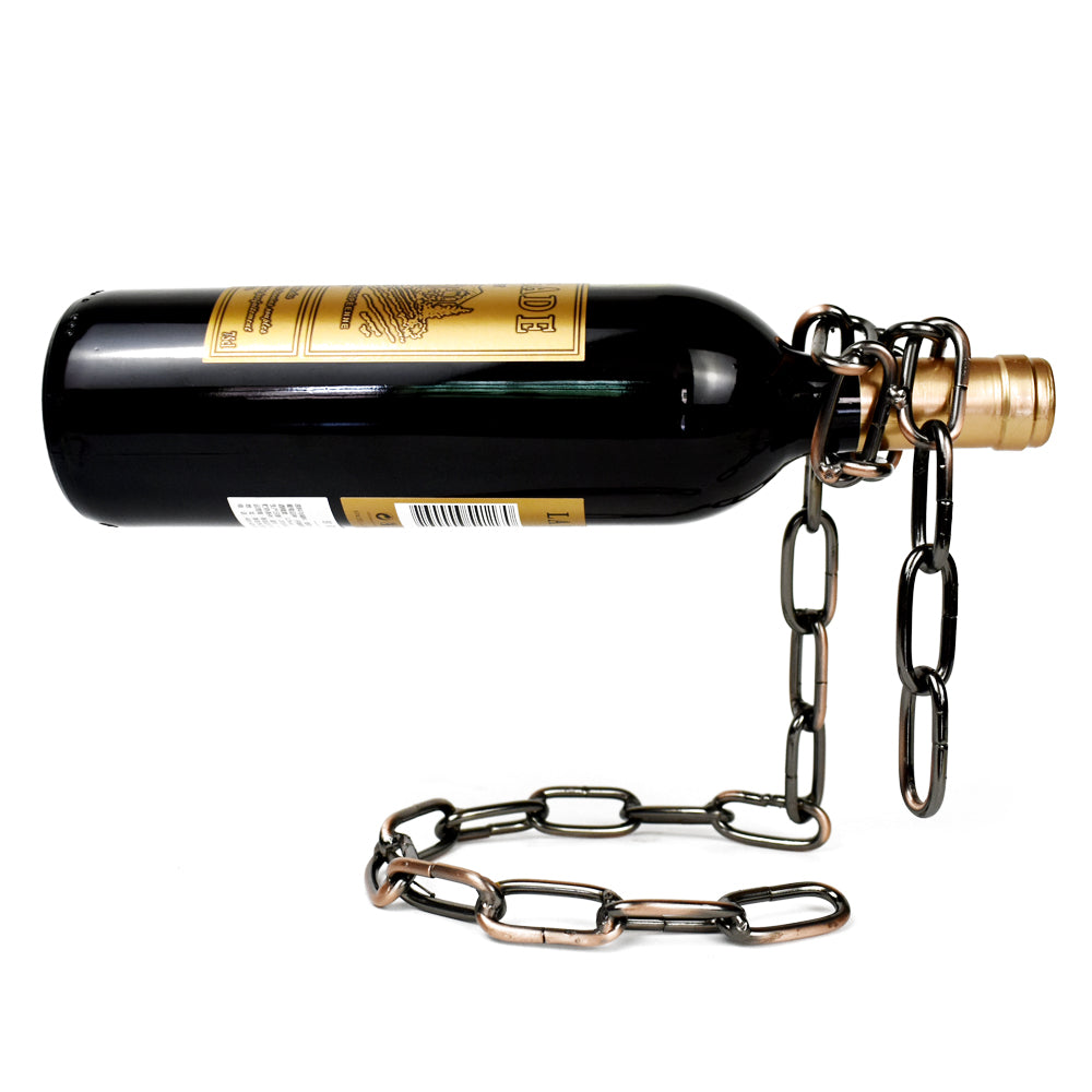 Floating Chain Wine Rack